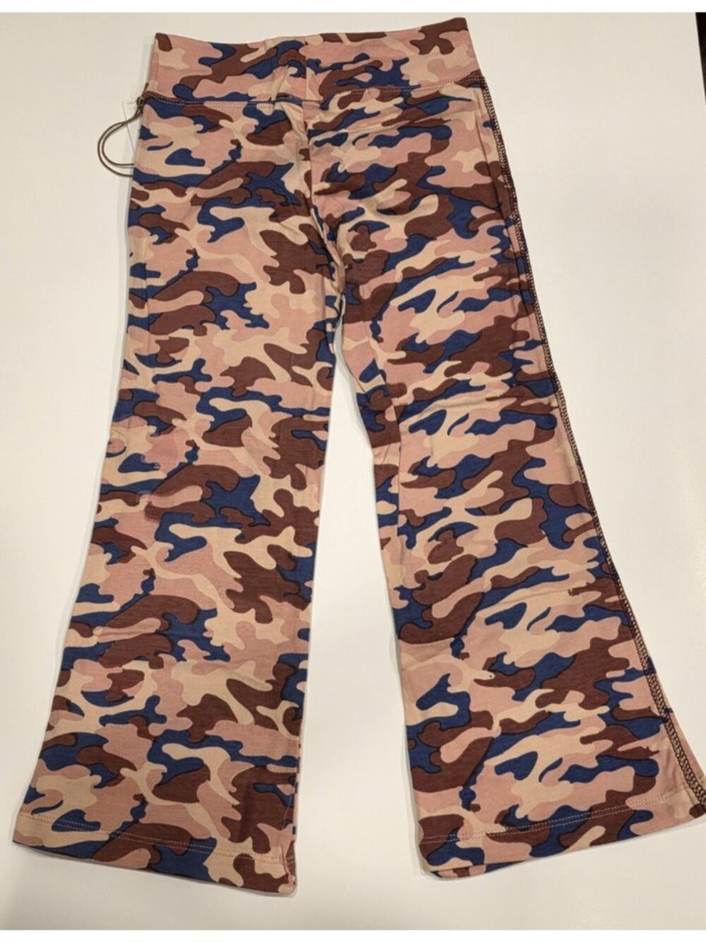 Pink Chicken Little Girl's Petra Mauve Glow Pink Camo Flare Pant Size 3